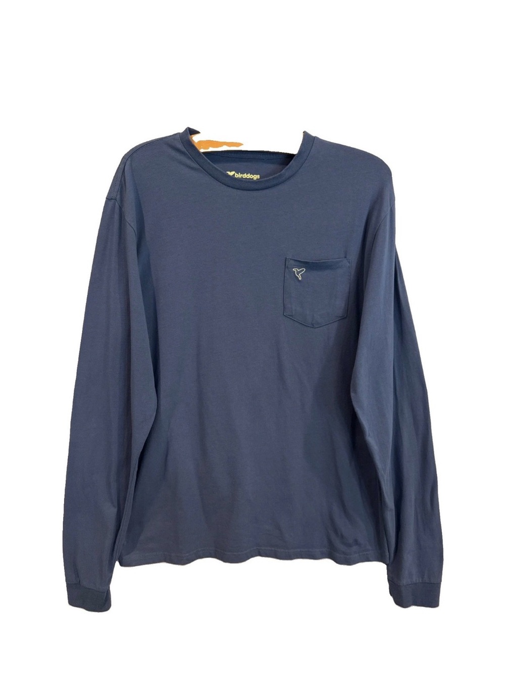 Birddogs Men’s Long-Sleeve Pocket Tee - Navy Blue